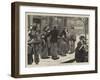 Crossing a Street under Fire, a Scene in Paris-Robert Walker Macbeth-Framed Giclee Print