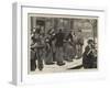 Crossing a Street under Fire, a Scene in Paris-Robert Walker Macbeth-Framed Giclee Print