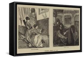 Crossing America by Rail-Arthur Boyd Houghton-Framed Stretched Canvas