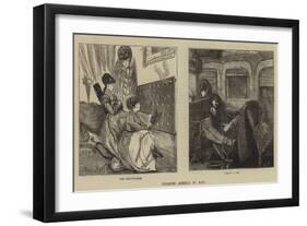 Crossing America by Rail-Arthur Boyd Houghton-Framed Giclee Print