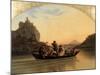 Crossing at Schreckenstein, 1837-Adrian Ludwig Richter-Mounted Giclee Print