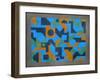 CROSSING Boundaries, 2020 (Acrylic on Hardboard)-Peter McClure-Framed Giclee Print