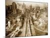 Crossing Brooklyn Bridge to Manhattan, 1910s-Science Source-Mounted Giclee Print