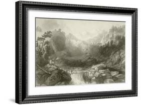 Crossing by a Sangha-Thomas Allom-Framed Giclee Print