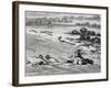 Crossing Elephant's Coast, Engraving from Travels into Interior of Africa Via Cape of Good Hope-Francois Le Vaillant-Framed Giclee Print