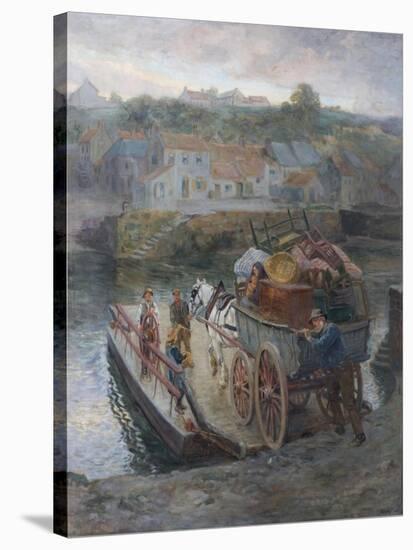 Crossing Hylton Ferry, 1912-Ralph Hedley-Stretched Canvas