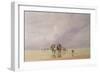 Crossing Lancaster Sands-David Cox-Framed Giclee Print