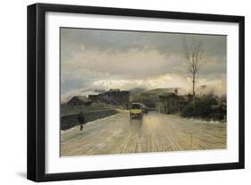 Crossing of Apennines, 1867-Giuseppe De Nittis-Framed Giclee Print