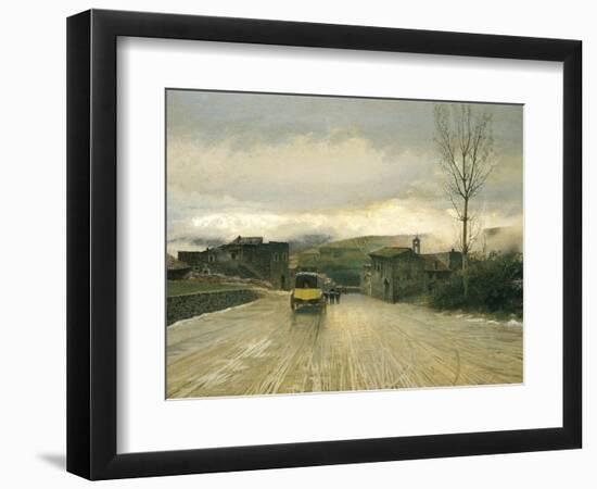 Crossing of Apennines, 1867-Giuseppe De Nittis-Framed Giclee Print