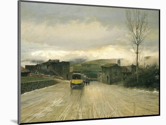 Crossing of Apennines, 1867-Giuseppe De Nittis-Mounted Giclee Print