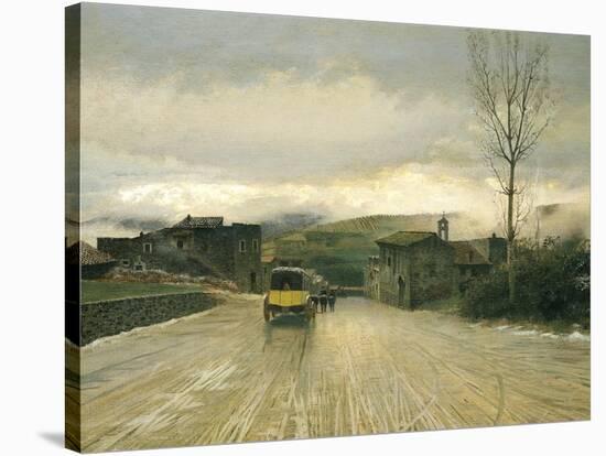 Crossing of Apennines, 1867-Giuseppe De Nittis-Stretched Canvas