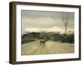 Crossing of Apennines, 1867-Giuseppe De Nittis-Framed Giclee Print