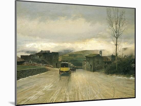 Crossing of Apennines, 1867-Giuseppe De Nittis-Mounted Giclee Print