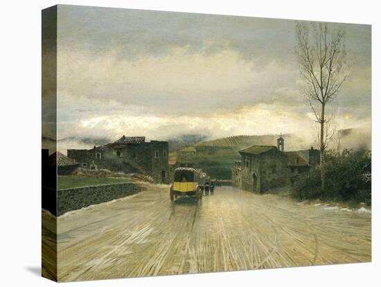 Crossing of Apennines, 1867-Giuseppe De Nittis-Stretched Canvas