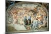 Crossing of Red Sea, Fresco-Agnolo Bronzino-Mounted Giclee Print