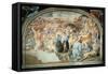 Crossing of Red Sea, Fresco-Agnolo Bronzino-Framed Stretched Canvas