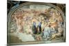 Crossing of Red Sea, Fresco-Agnolo Bronzino-Mounted Giclee Print