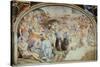 Crossing Red Sea, Fresco-Agnolo Bronzino-Stretched Canvas