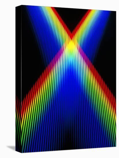 Crossing Spectra of Coloured Light-David Parker-Stretched Canvas