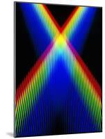 Crossing Spectra of Coloured Light-David Parker-Mounted Photographic Print