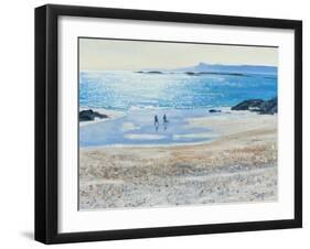 Crossing the Beach, 2014-Charles Simpson-Framed Giclee Print