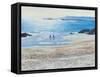 Crossing the Beach, 2014-Charles Simpson-Framed Stretched Canvas