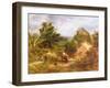 Crossing the Brook-John Linnell-Framed Giclee Print