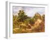 Crossing the Brook-John Linnell-Framed Giclee Print