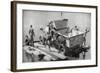 Crossing the Chambesi River on a Broken Pontoon, Northern Rhodesia, 1925-Thomas A Glover-Framed Giclee Print