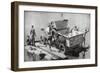 Crossing the Chambesi River on a Broken Pontoon, Northern Rhodesia, 1925-Thomas A Glover-Framed Giclee Print