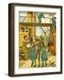 Crossing the channel-Thomas Crane-Framed Giclee Print