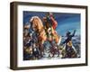 Crossing the Delaware River on Christmas Night-James Edwin Mcconnell-Framed Giclee Print