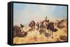 Crossing the Desert-Jean Leon Gerome-Framed Stretched Canvas