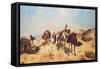 Crossing the Desert-Jean Leon Gerome-Framed Stretched Canvas