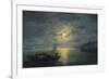 Crossing the Dnepr River at Moonlit Night, 1897-Ivan Konstantinovich Aivazovsky-Framed Giclee Print