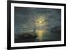 Crossing the Dnepr River at Moonlit Night, 1897-Ivan Konstantinovich Aivazovsky-Framed Giclee Print