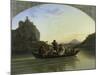 Crossing the Elbe-Ludwig Richter-Mounted Giclee Print