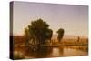 Crossing the Ford, Platte River, Colorado-Thomas Worthington Whittredge-Stretched Canvas