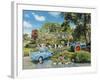 Crossing the Ford-Trevor Mitchell-Framed Giclee Print