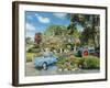 Crossing the Ford-Trevor Mitchell-Framed Giclee Print
