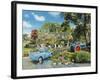 Crossing the Ford-Trevor Mitchell-Framed Giclee Print