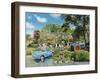 Crossing the Ford-Trevor Mitchell-Framed Giclee Print