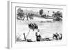 Crossing the Isabella, Santo Domingo, 1873-null-Framed Giclee Print