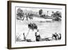 Crossing the Isabella, Santo Domingo, 1873-null-Framed Giclee Print