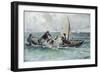 Crossing the Lagoon-Mose Bianchi-Framed Giclee Print