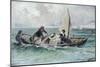Crossing the Lagoon-Mose Bianchi-Mounted Giclee Print
