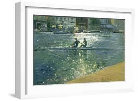 Crossing the Light Break, Henley-Timothy Easton-Framed Giclee Print