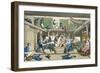 Crossing the Line, Plate from 'The Adventures of Johnny Newcome in the Navy'-Thomas Rowlandson-Framed Giclee Print