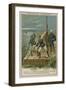 Crossing the Marshes of Bahr-El-Ghazal in Africa-null-Framed Giclee Print