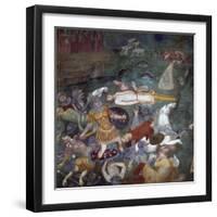 Crossing the Red Sea, Scene from the Stories of the Old Testament, 1367-Bartolo Di Fredi-Framed Giclee Print